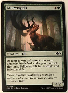 MTG Bellowing Elk Modern Horizons 157/254 Regular Common - Bild 1 von 1