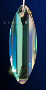 Swarovski 8950-8041 Surf Board Crystal AB Coated Pendant Prism 38mm or 50mm - Picture 1 of 4