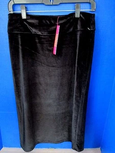 CATHERINE MALANDRINO~Black 28" Length SKIRT~Elastic Waist~Womens Medium~NWT - Picture 1 of 3