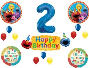 Sesame Street 2nd Banner B is For Birthday Party Balloons Decoration Supplies - Picture 1 of 1