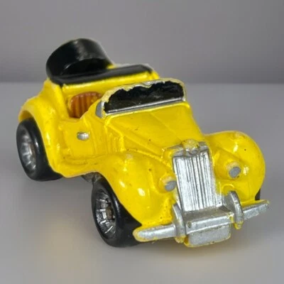 Micro Machine MG TF Convertible Yellow 1987 Galoob Vintage - Image 1 of 4