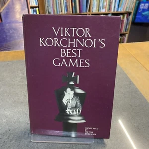Viktor Korchnoi's Best Games Chess Hardcover - Picture 1 of 11
