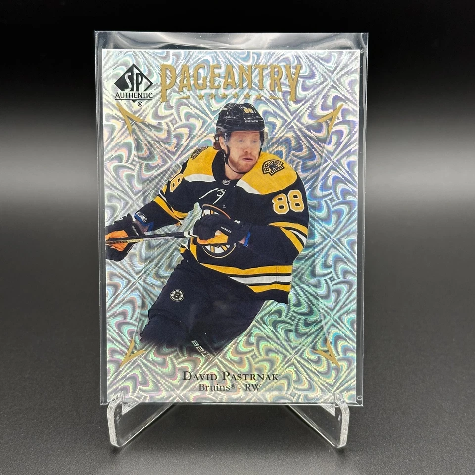 2021-22 UD SP Authentic DAVID PASTRNAK #P-14 Pageantry - Boston Bruins - Image 1 of 4