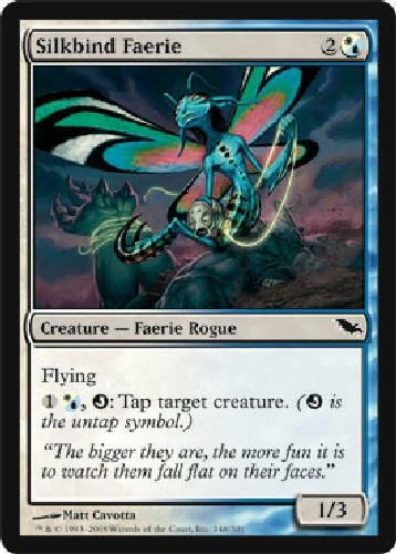 SILKBIND FAERIE X4 4 4X Shadowmoor MTG Magic the Gathering Cards DJMagic - Image 1 of 1