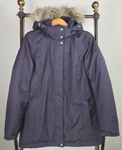 EDDIE BAUER EB600 WeatherEdge Womens Sz Medium Goose Down Jacket Hood Waterproof - Picture 1 of 17