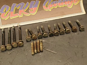 M54 M52TU E46 E39 Lower Timing Cover Bolts Hardware 07119900487 07119900486 - Bild 1 von 2