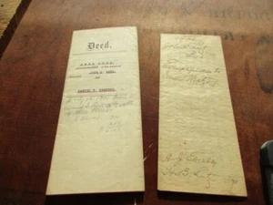 1901 Property DEED Lancaster County PENNSYLVANIA - East Cocalico Township - Picture 1 of 7