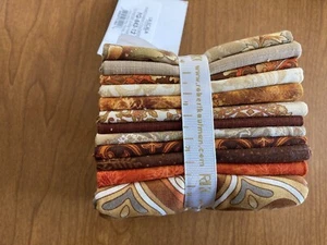 12 pc La Scala Parchment Colorstory Fat Quarter Bundle by Robert Kaufman - Picture 1 of 4