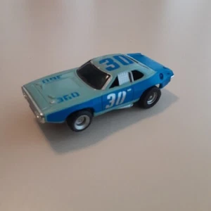 AURORA AFX Maga Traction 1973 Plymouth Road Runner Satalite #30 HO SLOT CAR - Picture 1 of 8