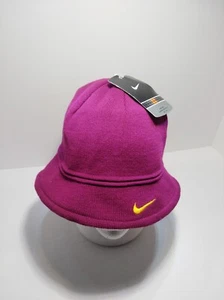 NWT Unisex Nike Knit Bucket Hat Maroon Size S/M Acrylic/polyester - Picture 1 of 6