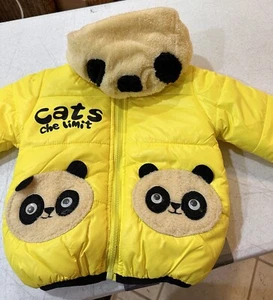 Toddlers (3T) Kitty Cat Jacket Winter Puffer Coat With Cat Hood NWT 3T/4T - Picture 1 of 7