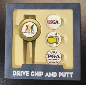 NIB - Golf Masters USGA Drive, Chip And Putt Set, Divot Tool, PGA - Picture 1 of 2
