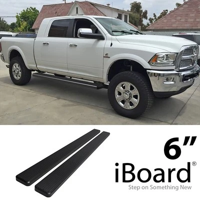 APS Stainless Steel Running Board Fit Dodge Ram 2500 3500 Mega Cab 10-26 Foto 1 de 4