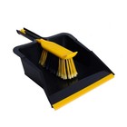 Charles Bentley Bulldozer Cleaning Hand Brush & Dustpan Set Heavy Duty 