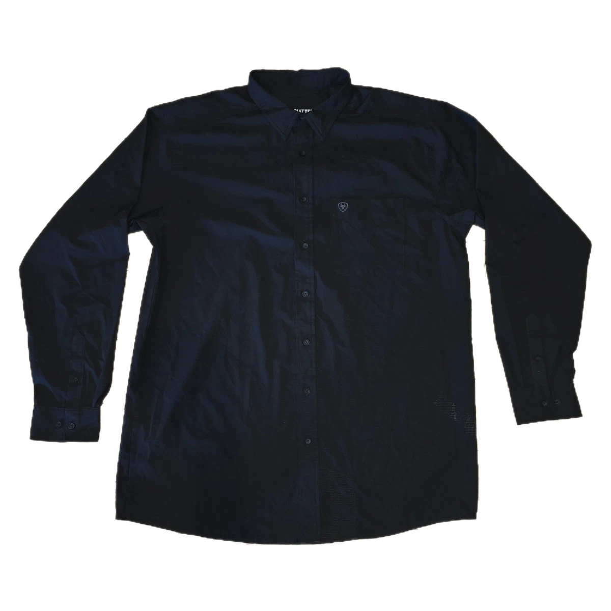 ARIAT Men's Nigel Stretch Plaid Western Shirt - Blue Button-Down Tall XX-Large Pro Series