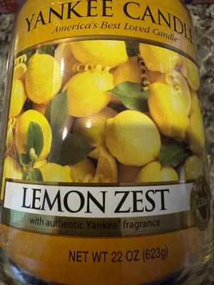 Vela Yankee RARA RASPA DE LIMÃO! APENAS 1 outro no eBay com esta etiqueta! - Imagem 1 de 4