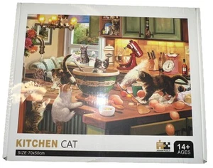 Küche Katze 1000 Teile Puzzle 70x50cm - Bild 1 von 2