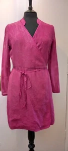 New Matthew Williamson Pink Mandarin Wrap Dress. Sz 14. - Picture 1 of 2
