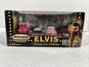 Matchbox Elvis Presley "Favorite Cars" Collection 4 pack Sealed 2001 Mattel - Picture 1 of 6