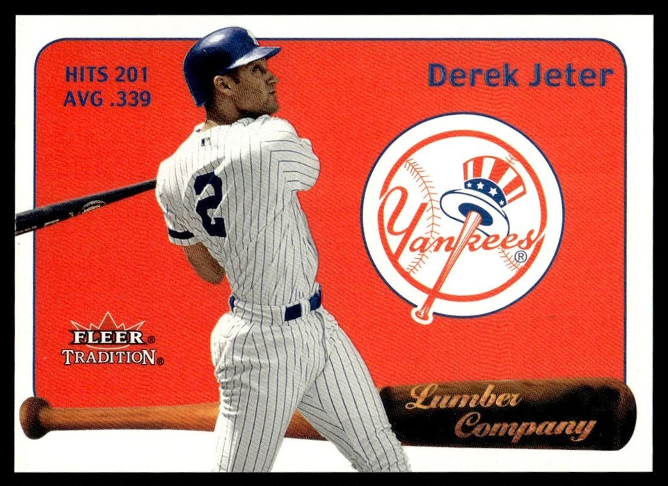 2002 FLEER TRADITION LUMBER COMPANY Derek Jeter New York Yankees #9 - Image 1 of 2