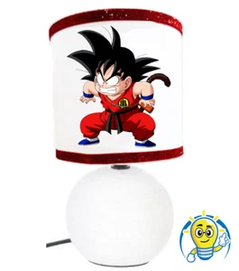 LAMPE DE CHEVET BLANC DRAGON BALL Z DBZ - Foto 1 di 1