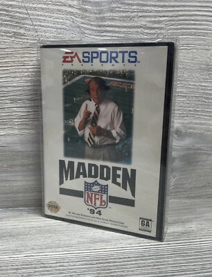 SEALED! Madden NFL 94 Football Sega Genesis Brand New READ! RIPPED CRACKED - Image 1 of 4
