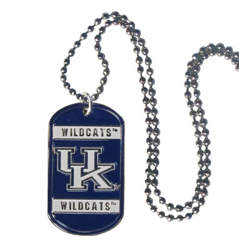 Kentucky Wildcats Dog Tag Necklace NCAA Cover