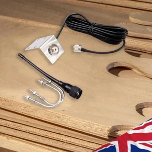 156-163Mhz VHF Marine Antenna with 5M/16.4ft RG-58 Cable for Boat Sailboat Yacht - Zdjęcie 1 z 11