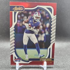 2022 Panini Absolute - Spectrum Red #24 Stefon Diggs /100