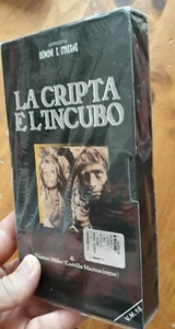 La Cripta e l'incubo VHS ORIGINALE SIGILLATA Collana Demoni e Streghe - Foto 1 di 1
