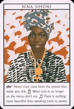Nina Simone,  Oversized Pop Rock Tarot Trading Card 2019 Mint