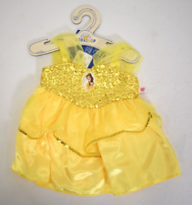 Build A Bear Workshop Clothing Belle Dress II Disney Princess Yellow & Sparkles