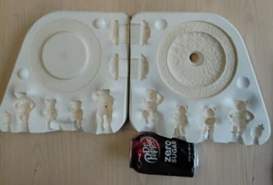 Hersheys H157B Cuatro Miniaturas Osos Escena Deslizante Fundición Cerámica Moldes 931 - Imagen 1 de 2