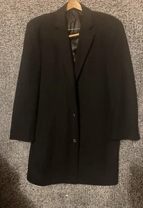 Men's Kenneth Cole Reaction Single-Breasted Classic Chesterfield Coat Size 42 S - Picture 1 of 18