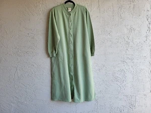 BLAIR Women Soft Green Long Coat Size L - Picture 1 of 10