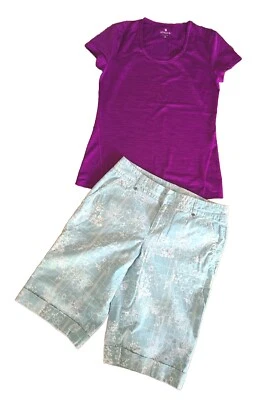 Athleta Hiking Outdoors Shorts/Shirt Top Women's/Girl's Size XS/0 (Lot of 2) - Image 1 of 4