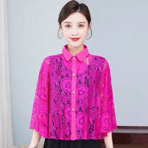 Women Lace Shrug Cardigan Shrug Bolero Wrap Shawl Bridal Evening Dress Capelet - Picture 1 of 19