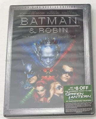 Batman & Robin 1997 DVD Brand New Factory Sealed UPC Cut 2 Disc Special Edition  - Image 1 of 2