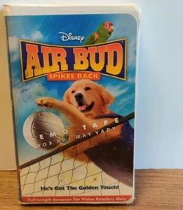 Air Bud Spikes Back VHS 2003 Rated G Clamshell Case New Sealed Demo Screener - Picture 1 of 4