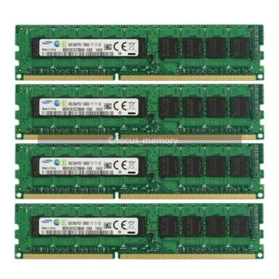 Samsung 32GB 4x8 GB PC3-10600E DDR3-1333 ECC Unbuffered Speicher für HP z210 CMT - Bild 1 von 4