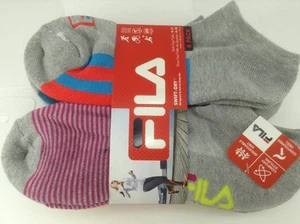 Women's FILA Brand Gray Colors Athletic Socks - 6 Pack - $36 MSRP - Picture 1 of 3
