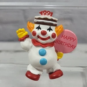 Hallmark Merry Miniatures 1991 Happy Birthday Clown Miniature - Picture 1 of 4
