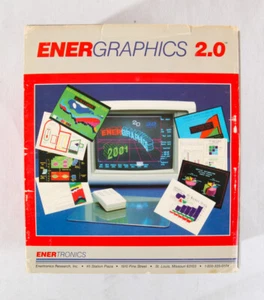 EnerGraphics 2.0 by Ener Tronics, RARE 1986 Software w 5.25" Floppy Disks - Picture 1 of 5