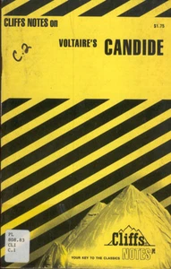 Voltaire Candide Cliffs Notes Study Guide Cliff's Cliff - Imagen 1 de 1