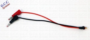 Deans T-Stecker 30 cm Ladekabel - 4 mm einziehbare Sicherheits-Kugelstecker - Bild 1 von 3