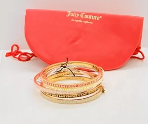 NWT Juicy Couture Color Enamel Hinge Bangle Set of 5, size 2.5”x2” new with tag - Picture 1 of 10