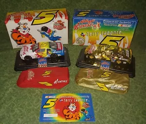 Nascar 1:24 Terry Labonte Kelloggs K-Sentials 24K Gold/Regular 2Car Set (VG003) - Picture 1 of 10