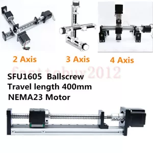 SFU1605 vite a sfera corsa lineare a scorrimento lineare CNC 400 mm attuatore stadio motore passo-passo - Foto 1 di 7