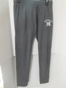 New Ladies Michigan Wolverines Logo Printed Lounge Joggers Grey Size Small NCAA - Picture 1 of 2