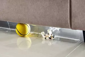 Clear Toy Blockers for Furniture - Stop Things from Going under Couch Sofa Bed a - Picture 1 of 12